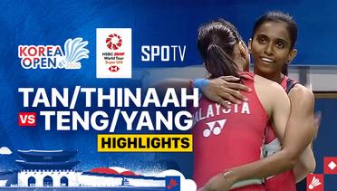 Tan Pearly/Thinaah Muralitharan (MAS) vs Teng Chun Hsun/Yang Chu Yun (TPE) - Highlights | Korea Open 2024 - Women's Doubles