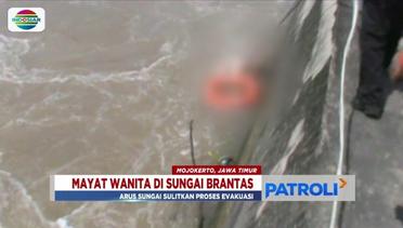 Jenazah Wanita Tanpa Busana Mengapung di Sungai Brantas - Patroli