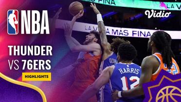 Oklahoma City Thunder vs Philadelphia 76ers - Highlights | NBA Regular Season 2023/24