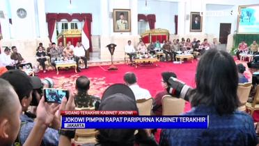 Pimpin Sidang Kabinet Terakhir, Jokowi Ucapkan Terima Kasih