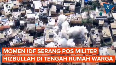 IDF Makin Agresif ke Hizbullah, Serang Bangunan di Tengah Pemukiman Padat di Lebanon