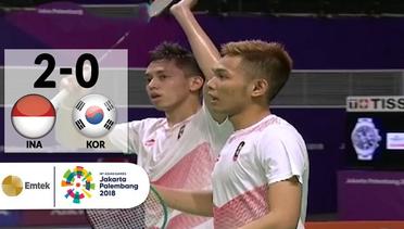 INA v KOR - Badminton Ganda Putra: Ardianto/Alfian v Seungjae/Wonho | Asian Games 2018