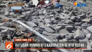 Gempa 6,4 SR  Rusak Ratusan Rumah di 2 Kabupaten di Lombok - Liputan6 Terkini