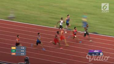 Lalu Muhammad Zohri Lolos ke Final 100 Meter Asian Games
