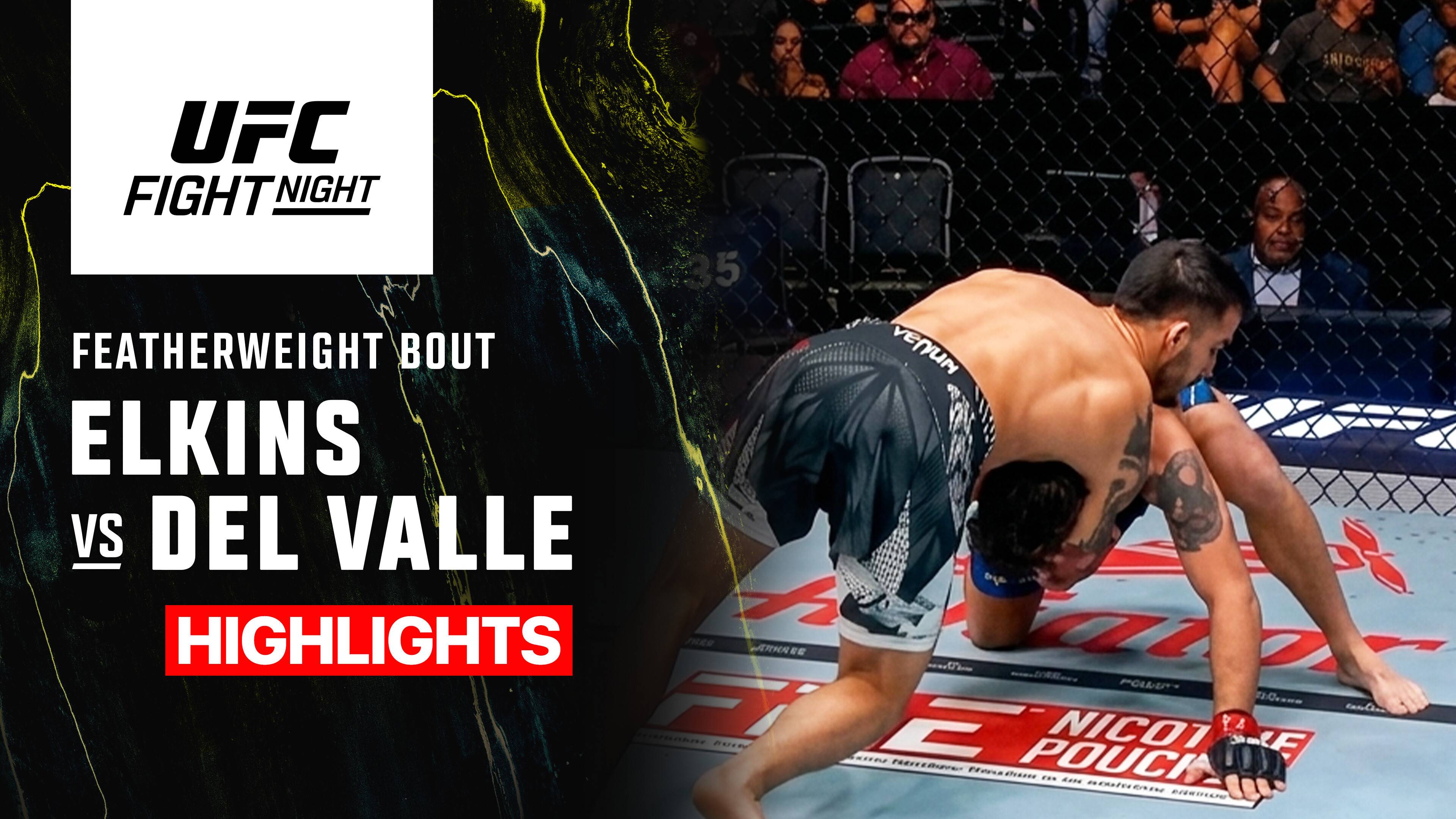 Darren Elkins vs Yadier Del Valle - Featherweight | UFC Fight Night