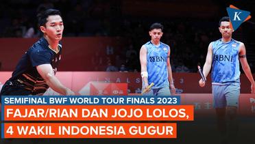 Hasil BWF World Tour Finals 2023 FajarRian Juara Grup, 2 Kemenangan Ginting Tak Cukup