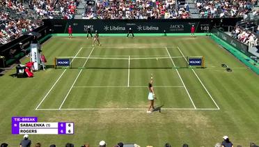 Match Highlights | Aryna Sabalenka vs Shelby Rogers | WTA Libema Open 2022