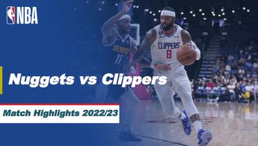 Match Highlights | Denver Nuggets vs LA Clippers | NBA Pre-Season 2022/23
