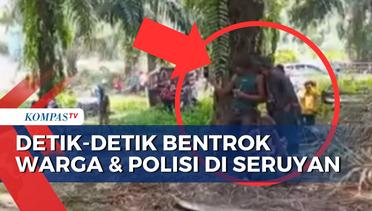 Video Amatir Rekam Detik-Detik Bentrok Warga dan Polisi di Seruyan Kalteng! Apa Penyebabnya?