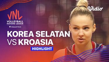 Match Highlights | Korea Selatan vs Kroasia | Women’s Volleyball Nations League 2023