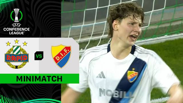 Rapid Wien vs Djurgarden - Mini Match | UEFA Conference League 2024/25