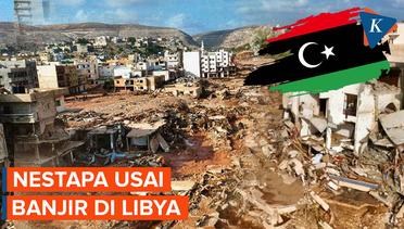 Melihat Kehancuran Kota Derna yang Tersapu Banjir di Libya