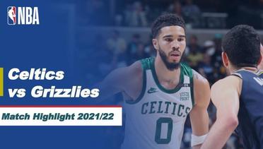 Match Highlight | Boston Celtics vs Memphis Grizzlies | NBA Regular Season 2021/22