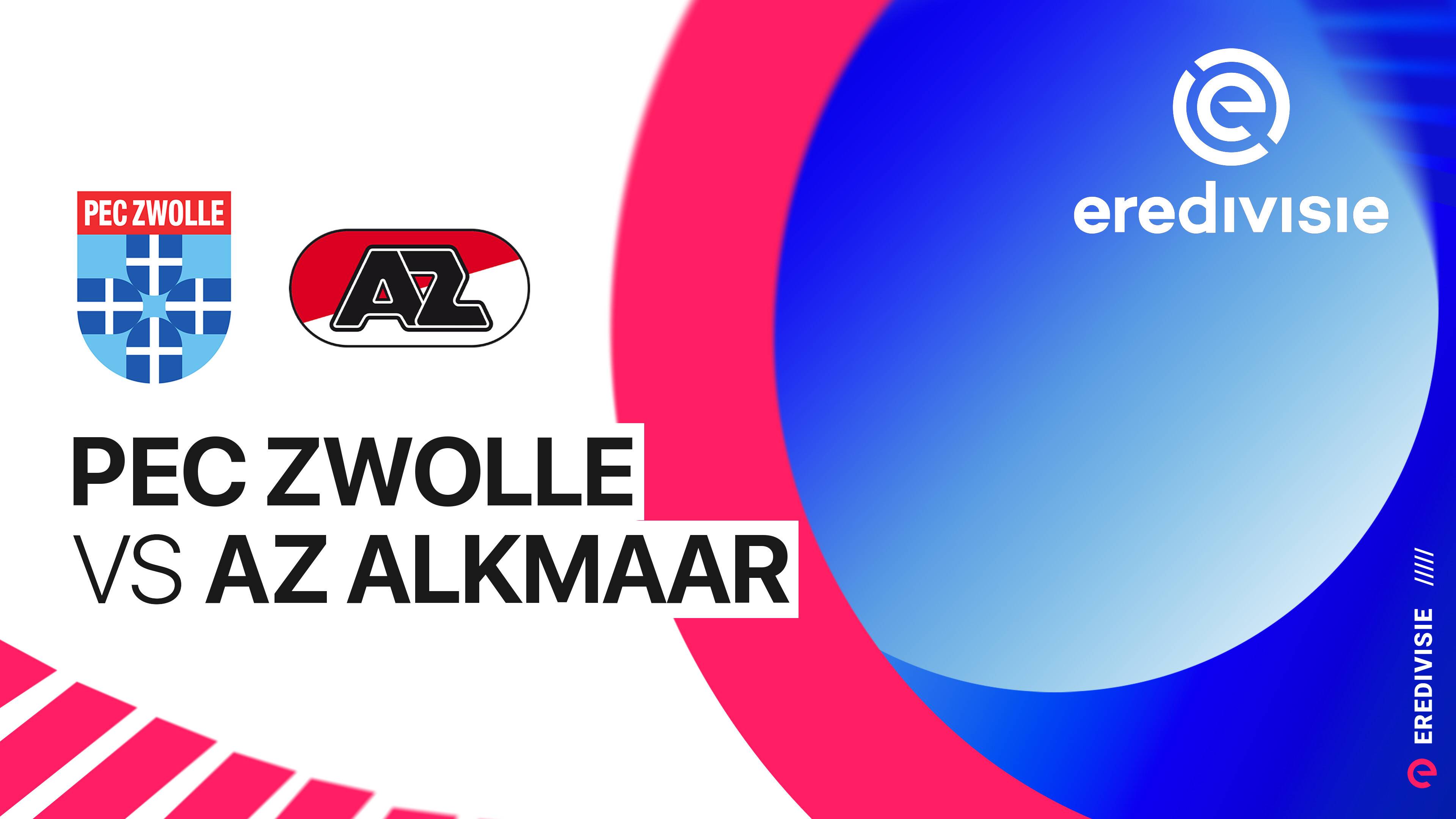PEC Zwolle vs AZ Alkmaar
