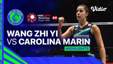Women's Singles: Wang Zhi Yi (CHN) vs Carolina Marin (ESP) - Highlights | Yonex All England Open Badminton Championships