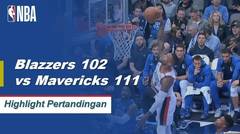 NBA I Cuplikan Pertandingan : Mavericks 111 vs Trail Blazers 102