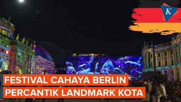 Landmark Berlin Menyala Selama Pagelaran Festival Cahaya