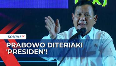 Hadiri Acara PSBI, Prabowo Subianto Diteriaki Presiden! Apa Jawabannya?