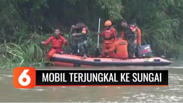 Minibus Berpenumpang 10 Orang Tercebur ke Sungai, Ibu dan 2 Anak Hanyut | Liputan 6