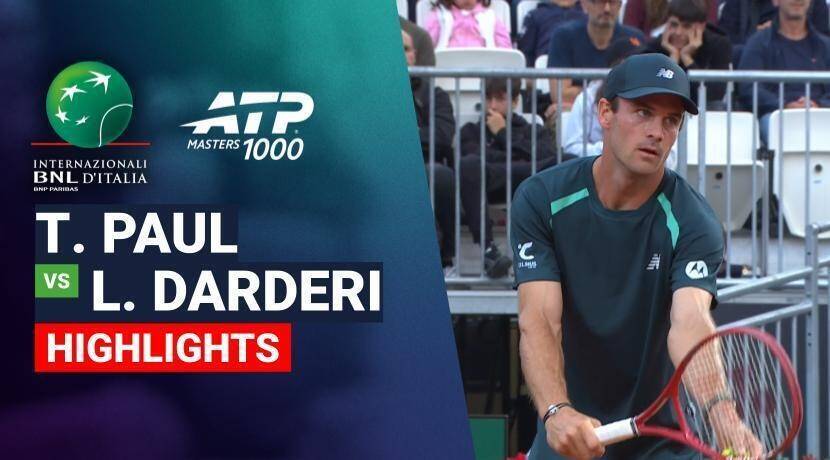 Tommy Paul vs Luciano Darderi - Round 3 (BNP Paribas Arena) | ATP 1000: Internazionali BNL d'Italia 2026