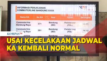 Usai Kecelakaan KA Turangga dan Commuter Line Bandung, Jadwal KA Kembali Normal