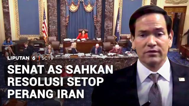 Senat AS untuk Pertama Kalinya Menyetujui Resolusi "War Powers" | Liputan 6
