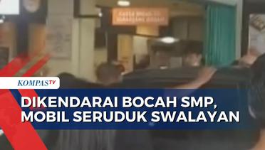 Diduga Salah Injak Gas, Mobil Dikendarai Bocah SMP Seruduk Swalayan di Jakarta Timur