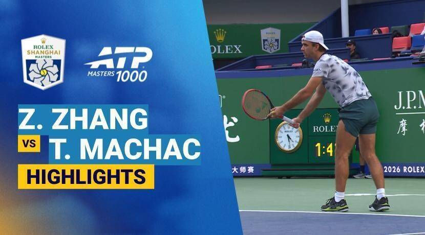 Zhizhen Zhang vs Tomas Machac - Round 1 (Stadium Court) | ATP 1000: Rolex Shanghai Masters 2026