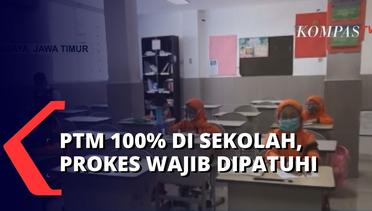 PTM 100 Persen, Wali Kota Surabaya Pantau Pelaksanaan Pembelajaran Tatap MUka 100%