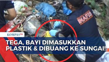 Heboh, Pemulung Temukan Mayat Bayi dalam Kantong Plastik di Pinggir Sungai!
