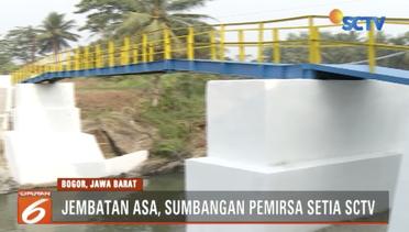 Jembatan Asa SCTV Kembali Bangun Jembatan di atas Sungai Cidurian - Liputan6 Pagi