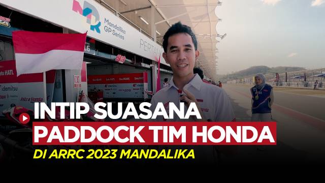 Melihat Suasana Paddock Honda di ARRC Mandalika 2023, Bersama Gerry Salim