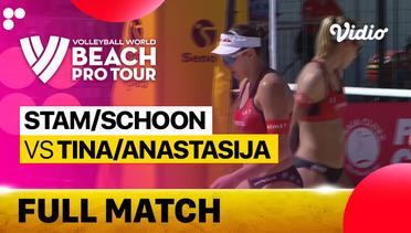 Full Match | Round of 12 - Center Court: Stam/Schoon (NED) vs Tina/Anastasija (LAT) | Beach Pro Tour Elite16 Uberlandia, Brazil 2023