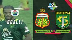 Gol David Da Silva - Bhayangkara FC (3) vs (3) Persebaya Surabaya | Go-Jek Liga 1 Bersama Bukalapak