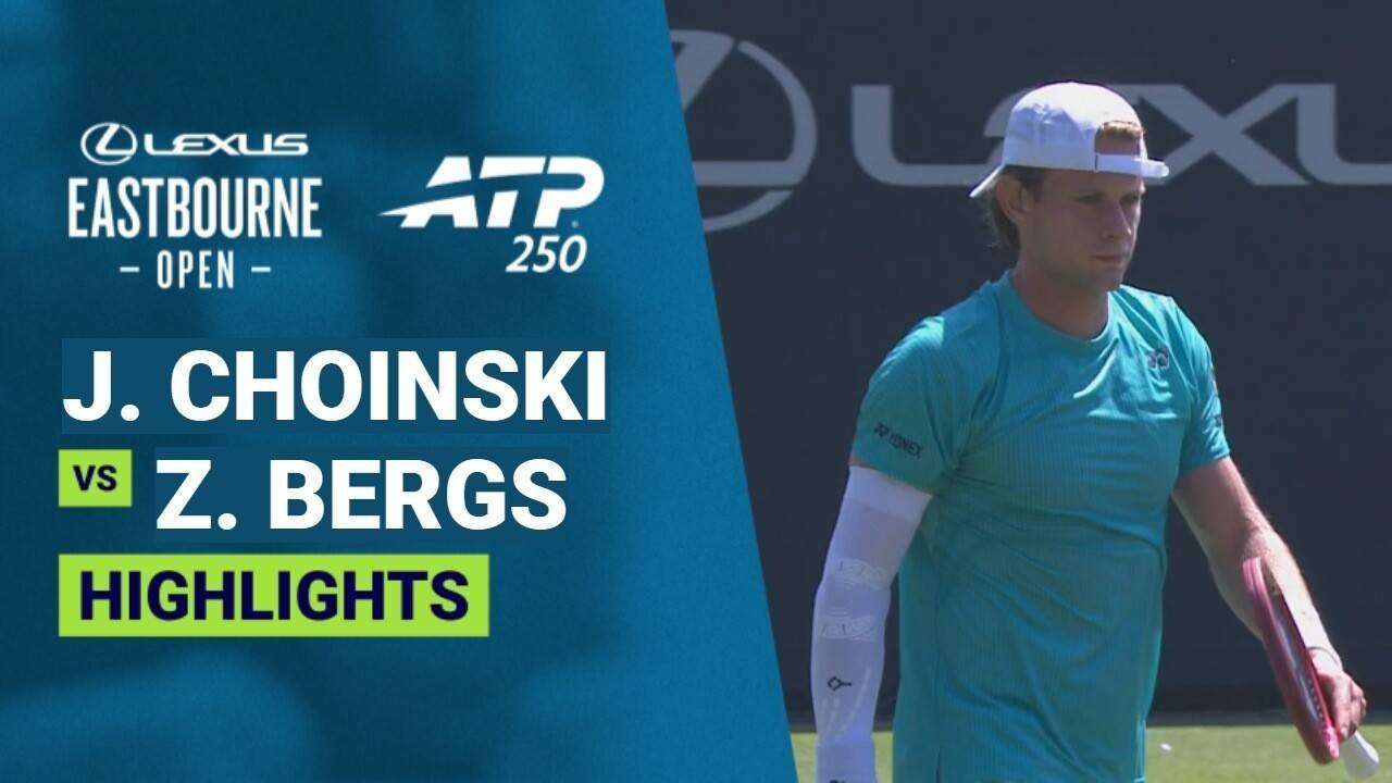 Jan Choinski vs Zizou Bergs - Quarterfinals (Court 1) | ATP 250: Lexus Eastbourne Open 2026