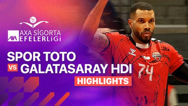 Spor Toto vs Galatasaray HDI Sigorta - Highlight | Turkish Men's Volleyball League 2025/26