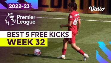 5 Tendangan Bebas Pekan Ini | Matchweek 32 | Premier League 2022/23