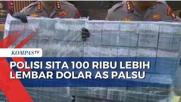 Polisi Sita 100 Ribu Lebih Lembar Dolar Amerika Serikat Palsu dari 2 Tersangka di Bekasi