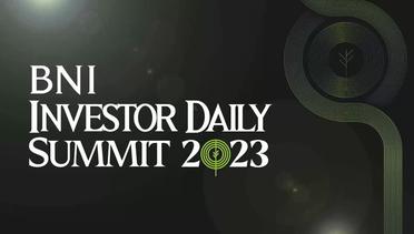 BNI INVESTOR DAILY SUMMIT 2023-CURBING CARBON EMISSIONS REALIZING INDONESIA ENERGY TRANSITION TARGETS