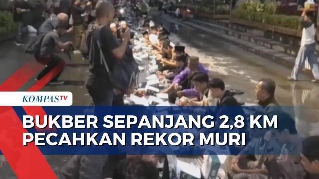 Buka Bersama Sepanjang 2,8 Km di Stadion Manahan Solo Berhasil Pecahkan Rekor Muri