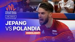 Match Highlights | Semifinal: Jepang vs Polandia | Men's Volleyball Nations League 2023