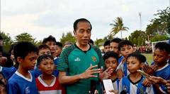 Keterangan Pers Presiden Jokowi usai bermain Bola Bersama Anak anak Gorontalo, 21 April 2024