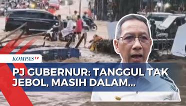 Jalanan di Keramat Jati Tergenang Banjir, Pj Gubernur Heru Budi Bantah Tanggul Kali Hek Jebol