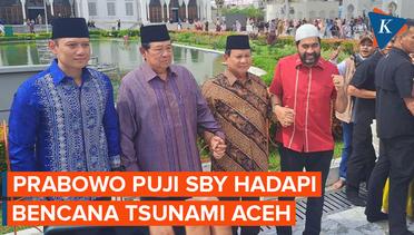 Momen Prabowo Puji Kepemimpinan SBY Saat Hadapi Bencana Tsunami Aceh