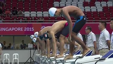 Swimming Men's 100m Butterfly Heat 1 (Day 4) | 28th SEA Games Singapore 2015
