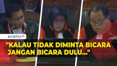 Hakim MK Tegur Pemohon dari Partai Aceh di Sidang Sengketa Pileg: Tak Diminta Bicara, Jangan Bicara