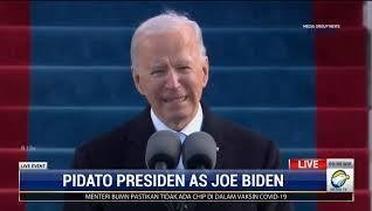 Pidato Perdana Presiden AS Joe Biden