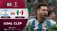 Gol!! Lionel Messi (Argentina) Berhasil Membuka Gol Dalam Laga Argentina VS Mexico Skor 1-0 | FIFA World Cup Qatar 2022