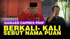 [FULL] Pidato Lengkap Ganjar Jadi Capres PDIP, Singgung Puan hingga Puji Jokowi