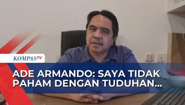 Ade Armando Siap Hadapi Proses Hukum Usai Dilaporkan ke Polisi Soal Pernyataan Politik Dinasti DIY